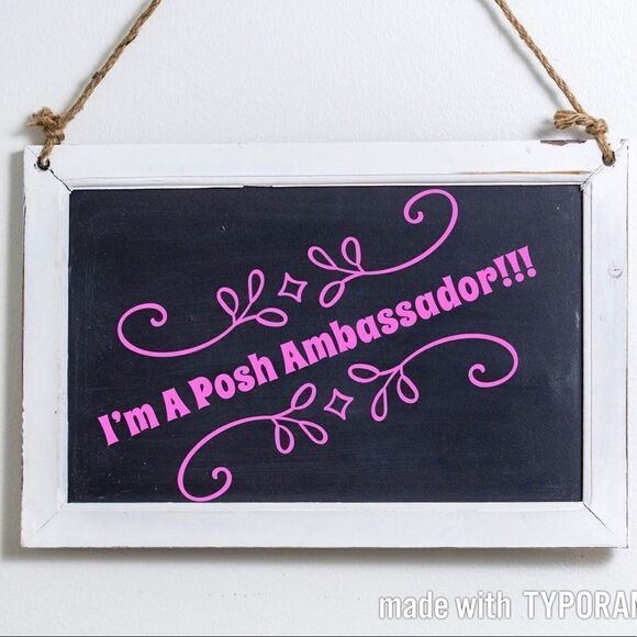 I’M A poshmark ambassador!!!